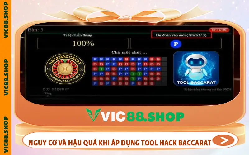 Nguy cơ và hậu quả khi áp dụng tool hack baccarat online